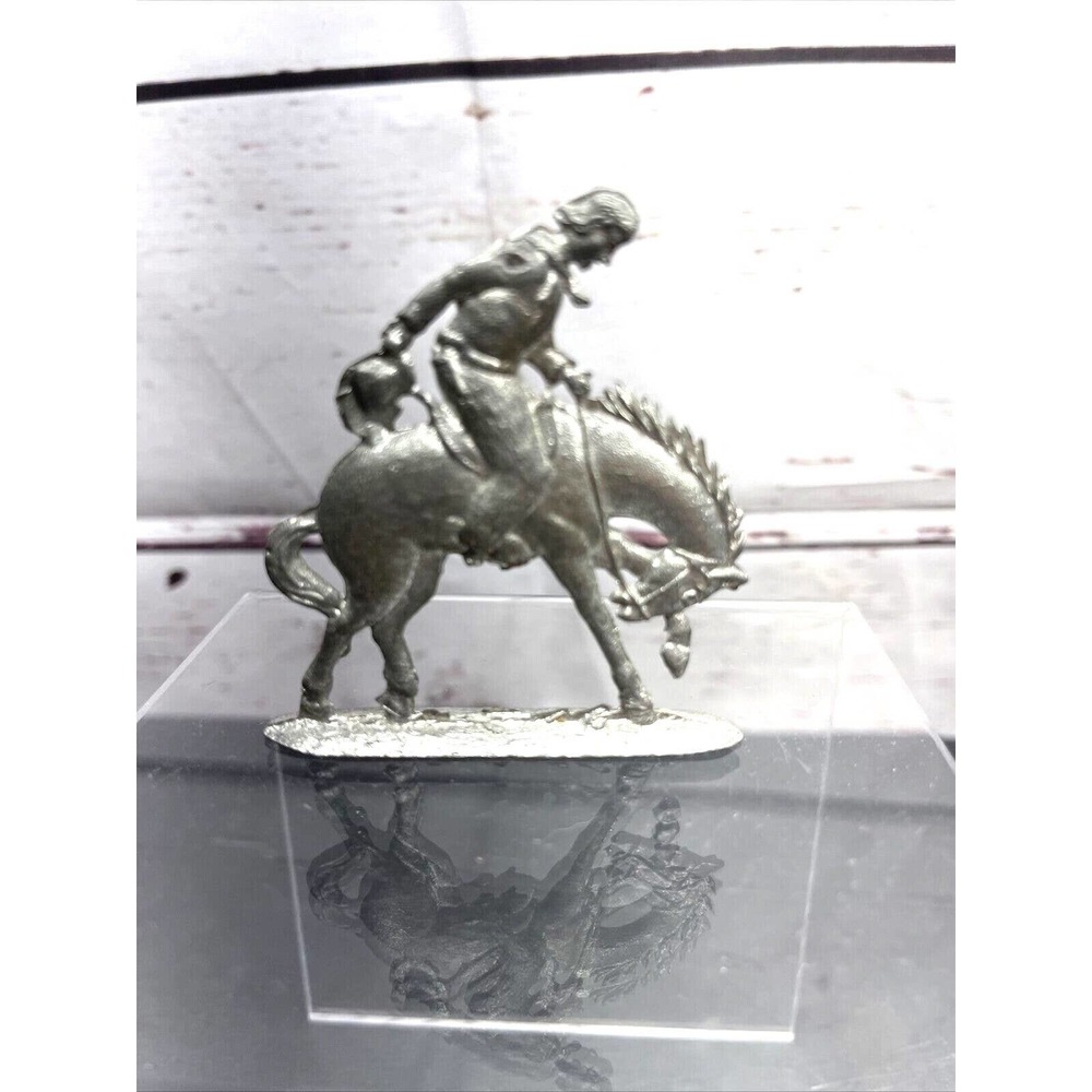 Vintage 1970's Greenfield Village Die Cast Thin Cowboy Figure